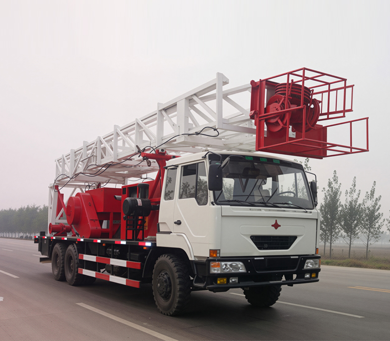 250HP truck-mounted workover rig