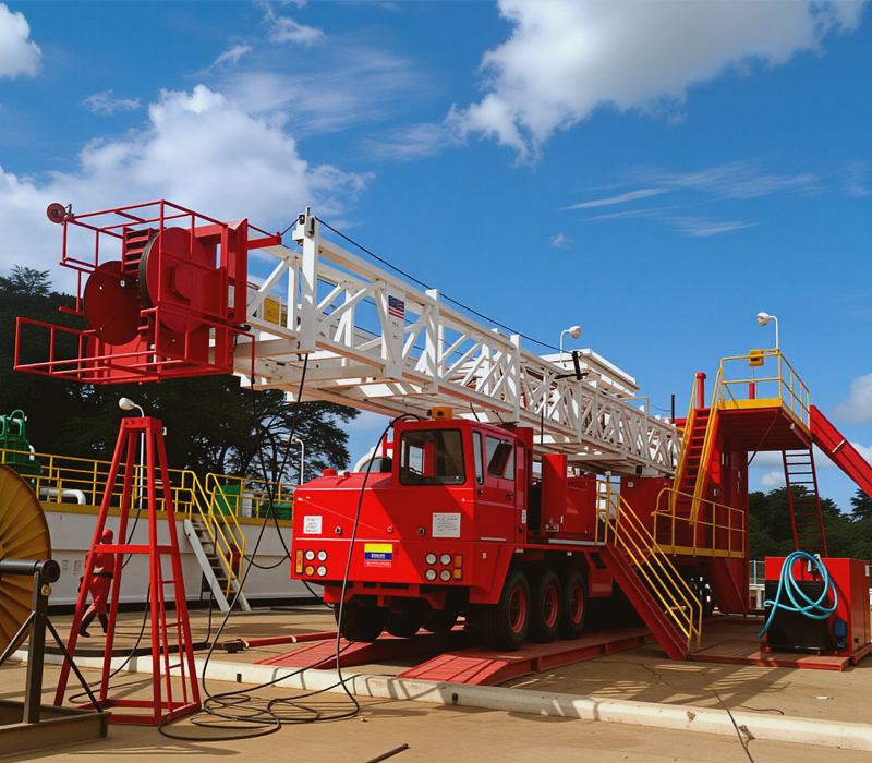 550HP Truck Mounted Rigs oilfield equipment