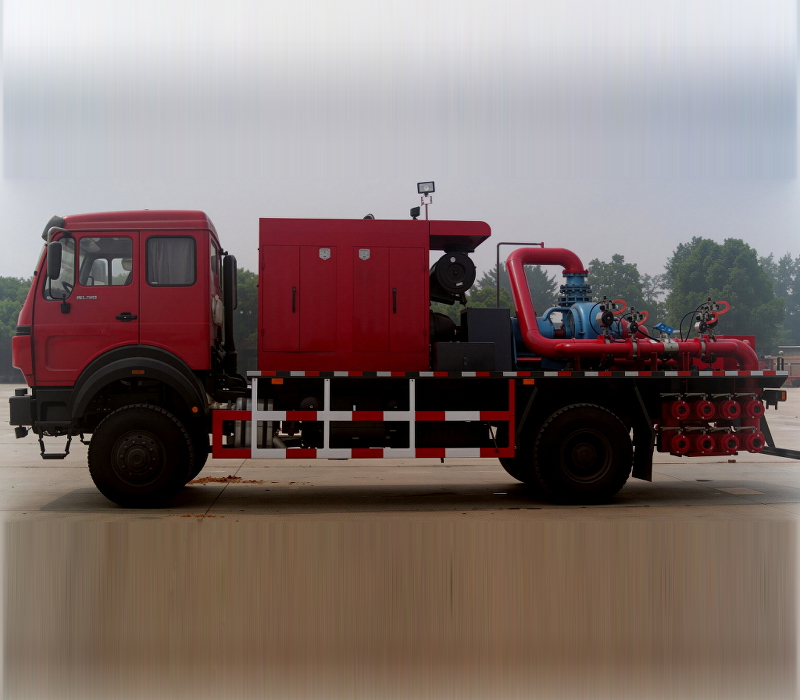 Acid pump truck for oilfield stimulation