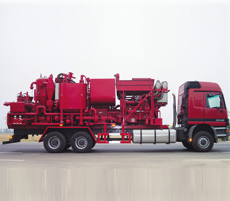 double pump cementing truck for well construction and fracturing support