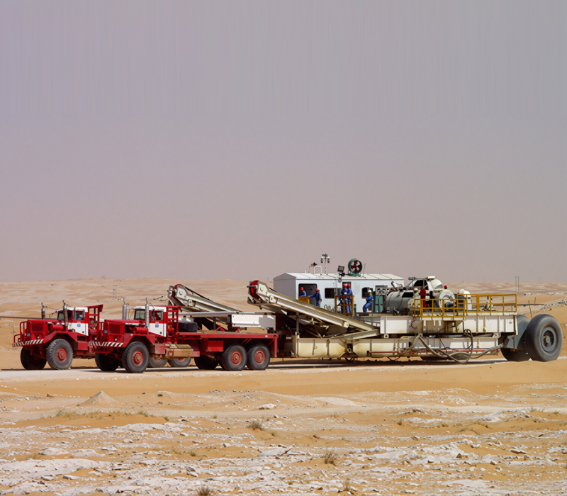 Rig substructure moving equipment for oilfield relocation